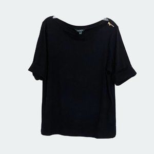 Ralph Lauren black t-shirt Size XL